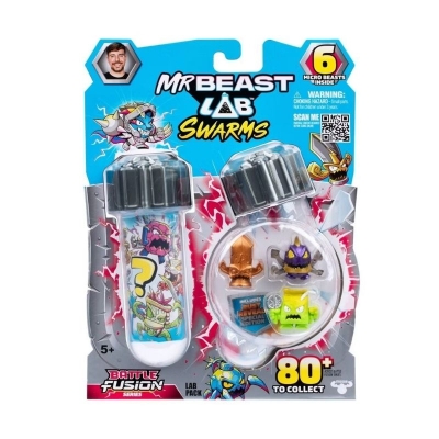 Juego 6 Figuras Sorpresa Mr Beast Lab Battle Fusion