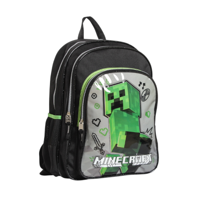 Mochila Minecraft 16 Pulgadas Sin Ruedas