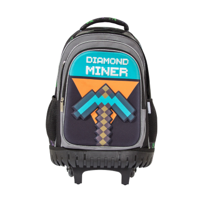 Mochila con Ruedas Minecraft 18 Pulgadas Dise&ntilde;o Tem&aacute;tico