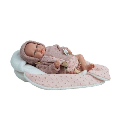 Bebé Reborn Luna con Manta Nido 16 Pulgadas