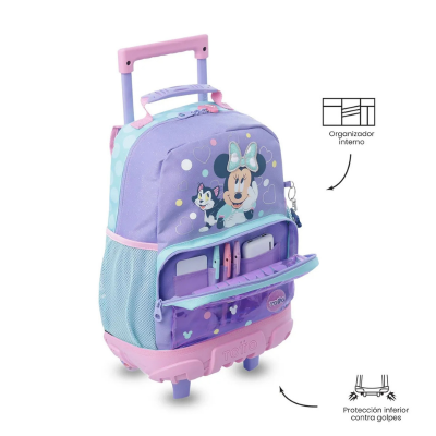 Mochila con Ruedas Totto Minnie Mediana 8UFM