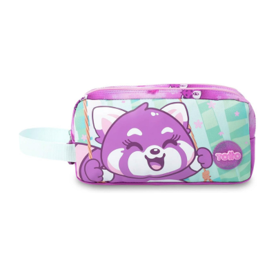 Portalapices Totto Bambú 2 Zipper 5ME