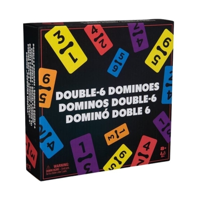 Juego de Mesa Spin Dominó Doble 6 Clásico 8 Años