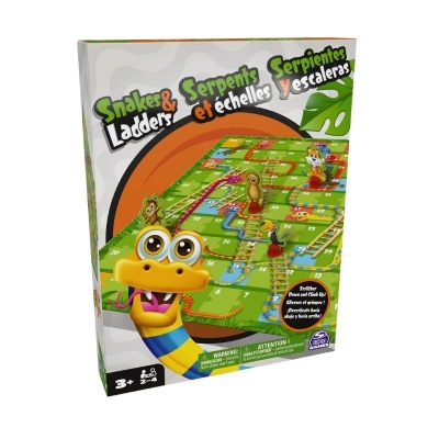 Juego de Mesa Spin Serpientes y Escaleras Clásico 3 Años