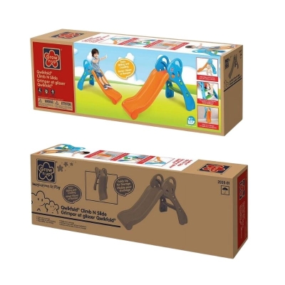 Resbaladera y Escalador Infantil Grow'n Up Qwikfold Naranja
