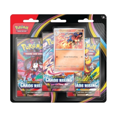 Cartas Pokémon TCG  3 Booster Mega Evolutions Chaos Rising