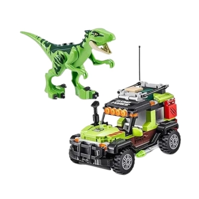 Bloques de Construcción Max Dino Adventure Raptor Force 238 Piezas 6 Años
