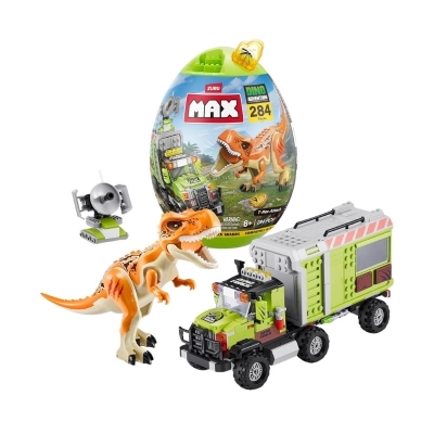 Bloques de Construcción Max Dino Adventure T-Rex 284 Piezas 6 Años