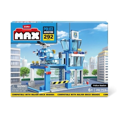 Bloques de Construcción Max Police Adventure Police Station 292 Piezas 6 Años