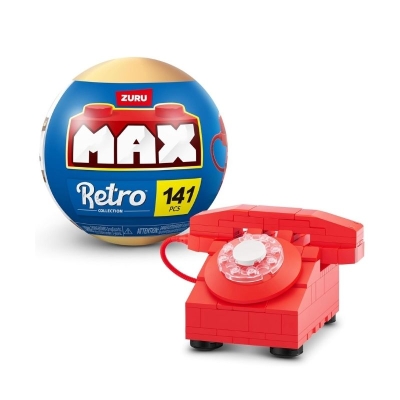 Bloques de Construcción Max Retro Teléfono Serie 1 141 Piezas 6 Años