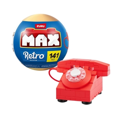 Bloques de Construcción Max Retro Teléfono Serie 1 141 Piezas 6 Años