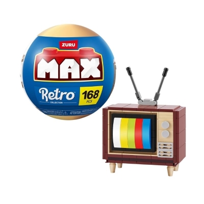 Bloques de Construcción Max Retro Televisión Serie 1 168 Piezas