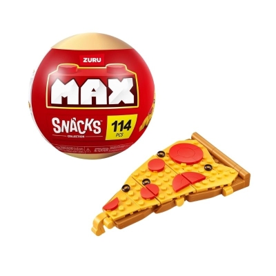 Bloques de Construcción Max Snacks Pizza Serie 1 114 Piezas