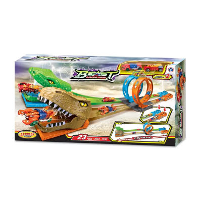 Pista Doble Express Wheel Bestia Lanzadora