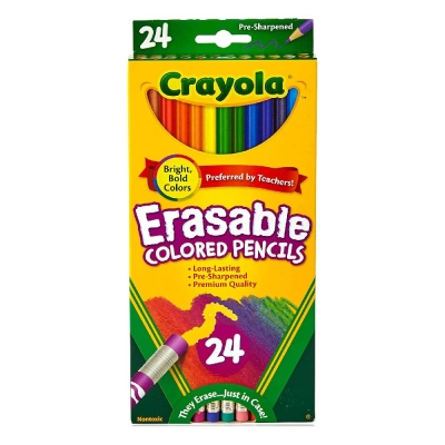 Crayola Lápices Borrables 24 pzas