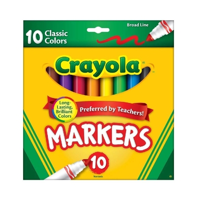 Crayola Marcadores Lavables 10 pzas