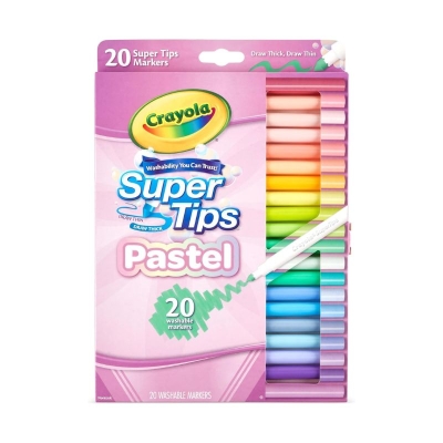 Marcadores Crayola Colores Pasteles Caja x20