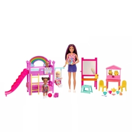 Niñera Juguete De Barbi Barbie Niñera Con Bebé Y Accesorios (4 Modelos) ·  Barbie · El