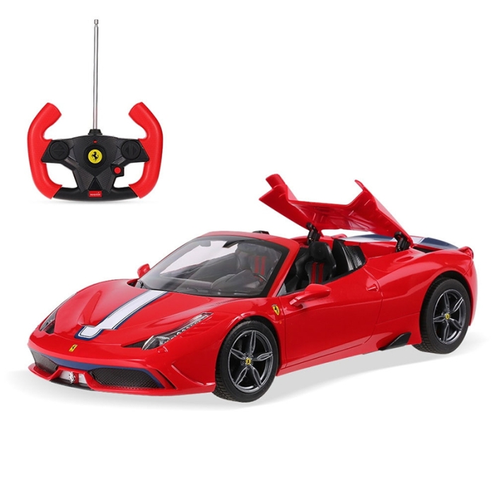 Ancienne Voiture Radio Commandée Joustra – Ferrari HS, Dans Sa Boîte