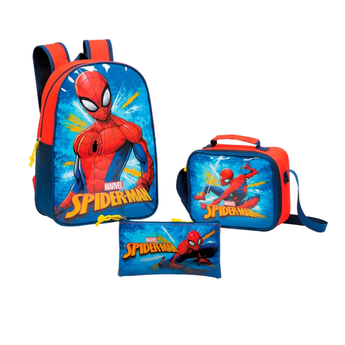 Mochila y Lonchera Spider-Man Roja