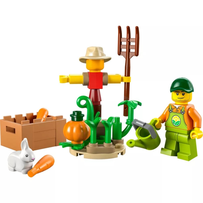 Lego City Farm Garden & Scarecrow