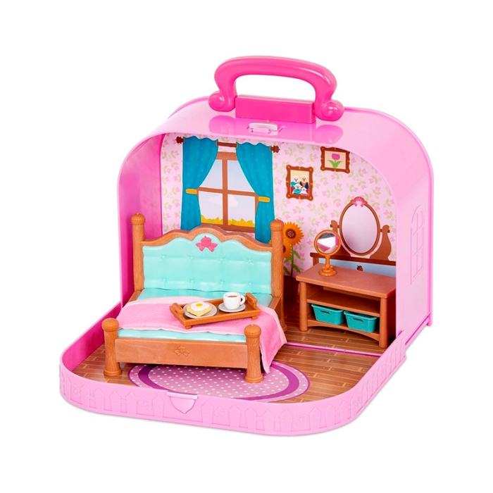 Lil Woodzeez Dormitorio Con Figura 3+