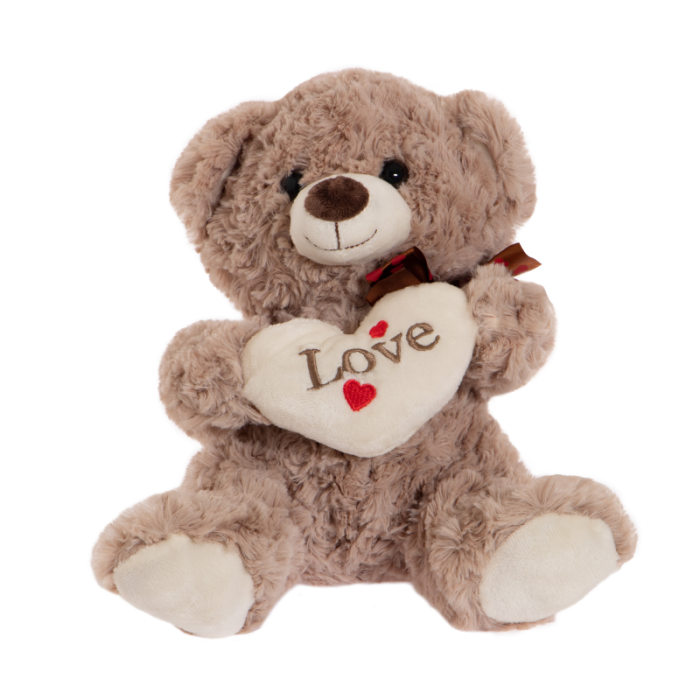 Osito De Peluche Con Corazon Peluche Linzy Oso/Perro Con Corazon Love