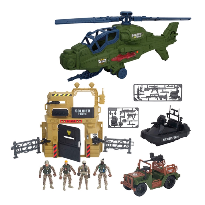 Adventure Force Helicopteros De Juguete Militar Helicoptero Con