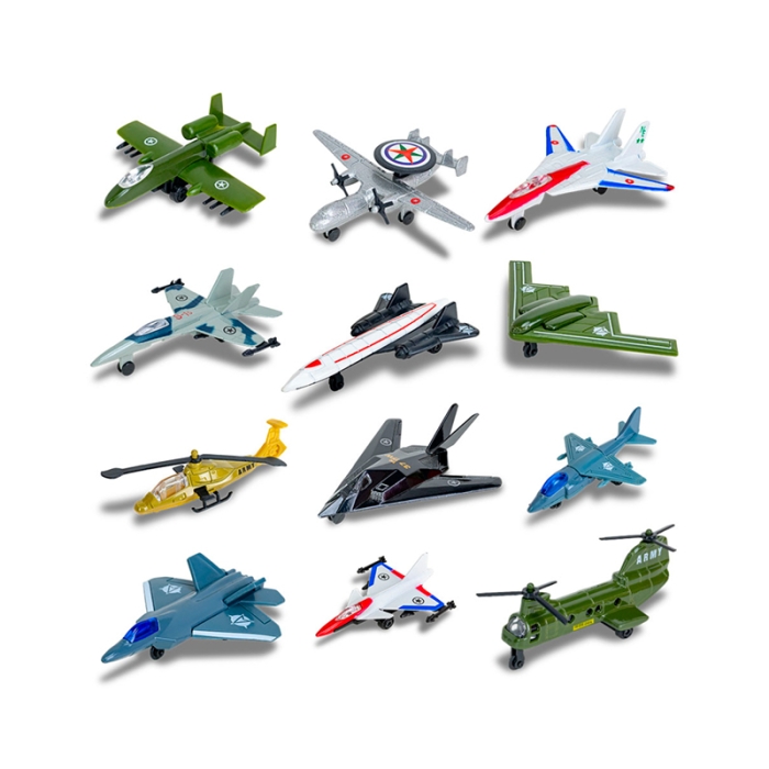 Express Wheels Set 12 Aviones Air Force