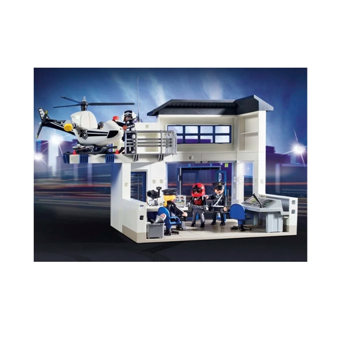 Police Station Playmobil Mega Set Policia Mega Set De Policia