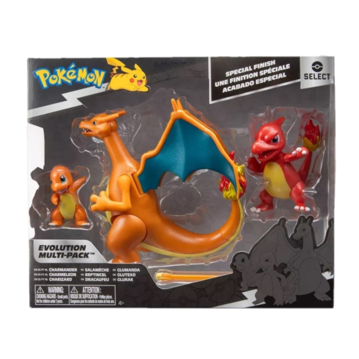 Figura Pokemon Charmander Charmaleon Charizard