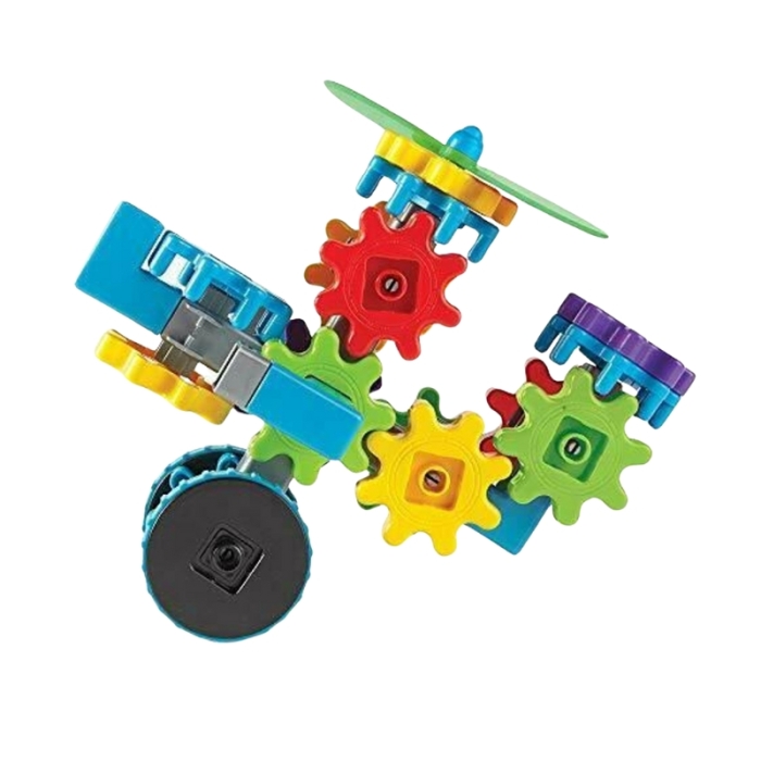 Learning Resources Set De 6 Minirelojes Con Engranajes De 10 Cm, Aprende A Leer La Hora De Forma Práctica Y Divertida, Para Niños A Partir De 3 Años