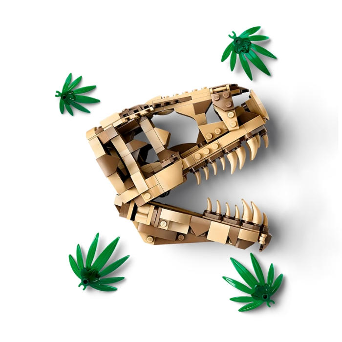 Lego Jurassic World Fósiles de dinosaurios: cráneo de rex