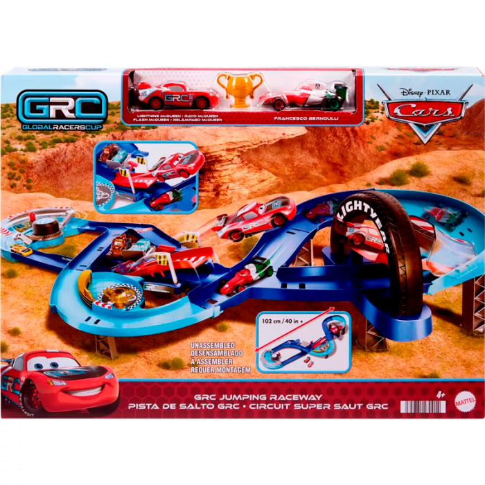 Playset Pista de Salto con Vehículos 4+