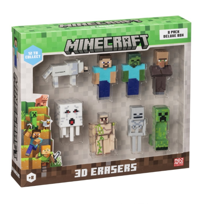 Set de 8 Figuras 3D Erasers