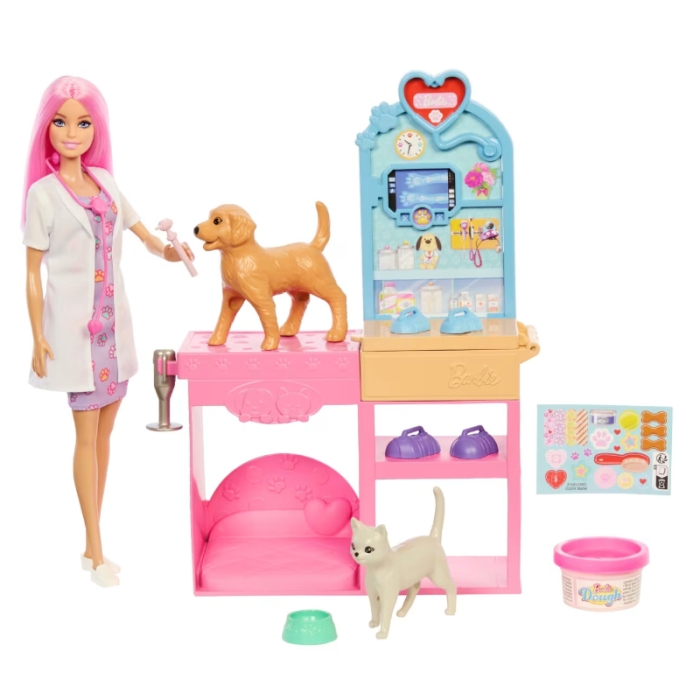 Barbie Clinica Veterinaria Enyesado Rápido