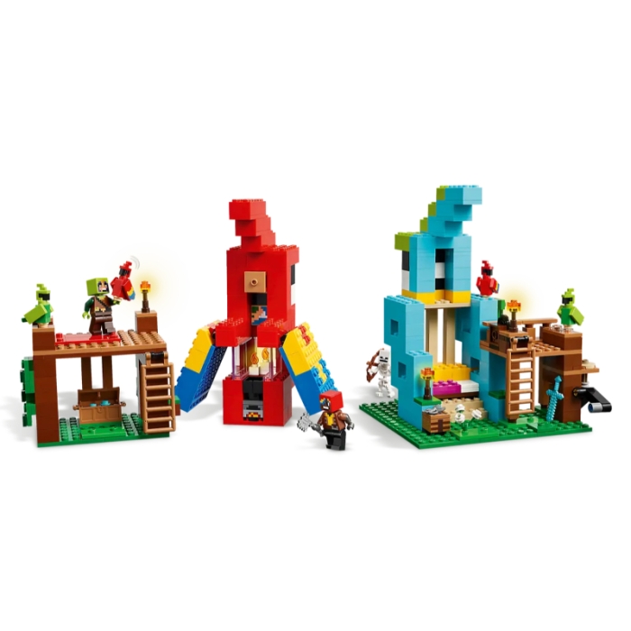 Lego Minecraft Casas de Loro
